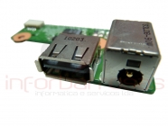 HP DV6000 DV9000 Power Board Com cabo amovivel 90W