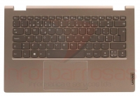 Teclado Lenovo Thinkbook 14s Yoga G2 IAP com Backlight com Topcover GRAY