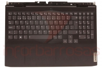 Teclado Lenovo IdeaPad Gaming 3 15ARH7 Com Top Cover BLACK