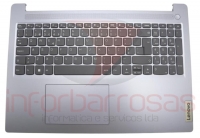 Teclado Lenovo IdeaPad Slim 3 16ABR8 Sem BackLight Sem Finger Print Com Top Cover CINZA ARTICO
