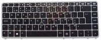 Teclado HP Elitebook 850 G2 Preto Com Frame Silver Com Track Point