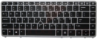 Teclado HP Elitebook 850 G1 850 G2 BackLight Track Point BLACK Com SILVER Frame US