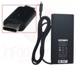 Transf. Compativel Dell 20V 6.5A / 5V 1A 130W Conetor USB-C