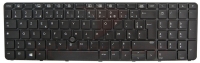 Teclado HP 450 G3 Com Frame Black Com BackLight com TrackPoint FRANCÊS