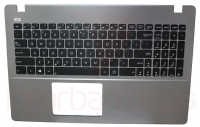 Teclado Asus K550 X55 P550 F550  Com Top Cover Silver INGLES