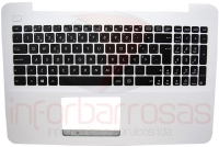 Teclado Asus X555LD-3G Com Top Cover BRANCO