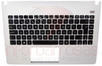 Teclado Asus X401A-WX233H Com Top Cover BRANCO