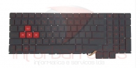 Teclado HP 15-CE015np Black Com Backlight Sem Topcover