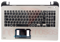 Teclado Toshiba Satellite L50-B-1UC Com Top Cover