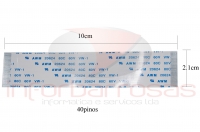 CABO FLAT 10 X 2 40 pinos