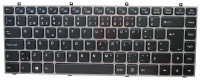 Teclado Clevo W230SS Up Brackets Com Frame Black e Backlight