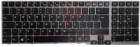 Teclado Fujitsu Celsius H770 Com Frame Silver US