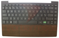 Teclado HP Envy 13-BA Com Topcover Com BackLight WOOD VENEER