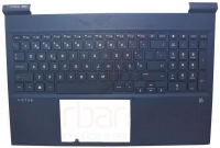 Teclado HP Victus 16-E0000np Com Top Cover AZUL