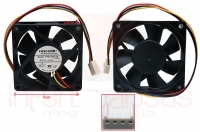 FOXCONN 7025 DC12V 0.50A Fan